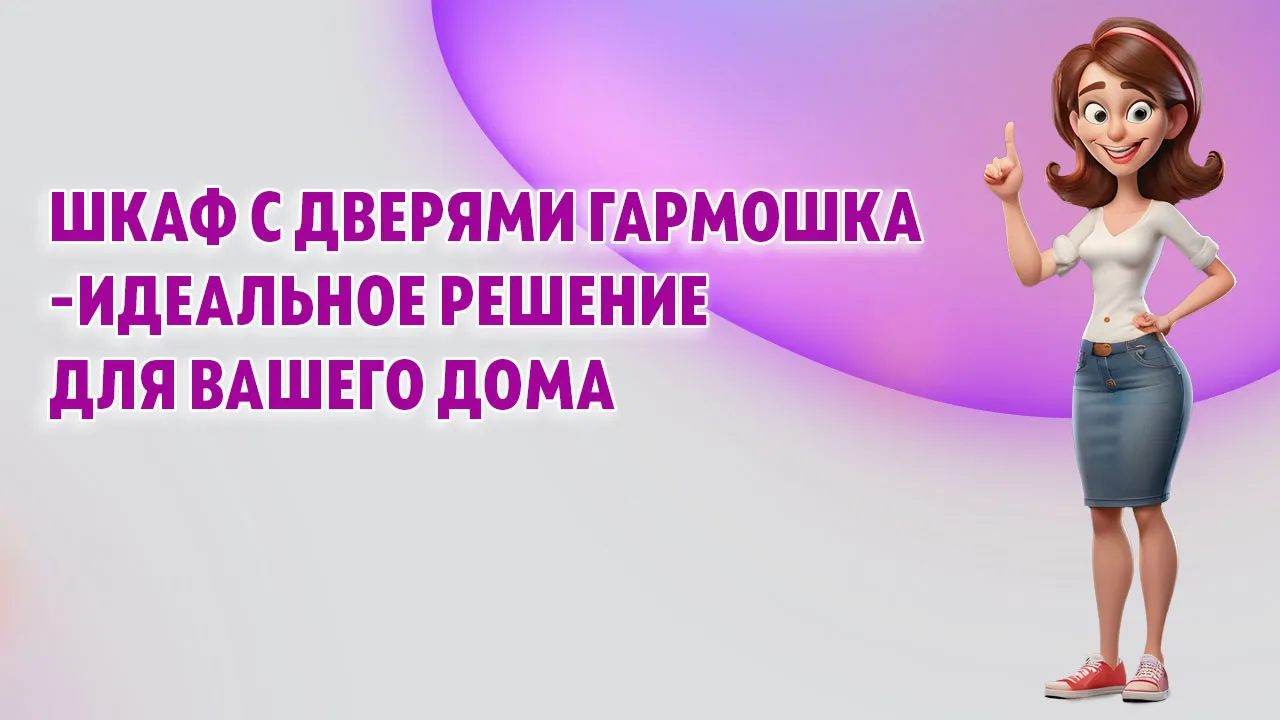 Шкаф с дверями гармошка в Калининграде