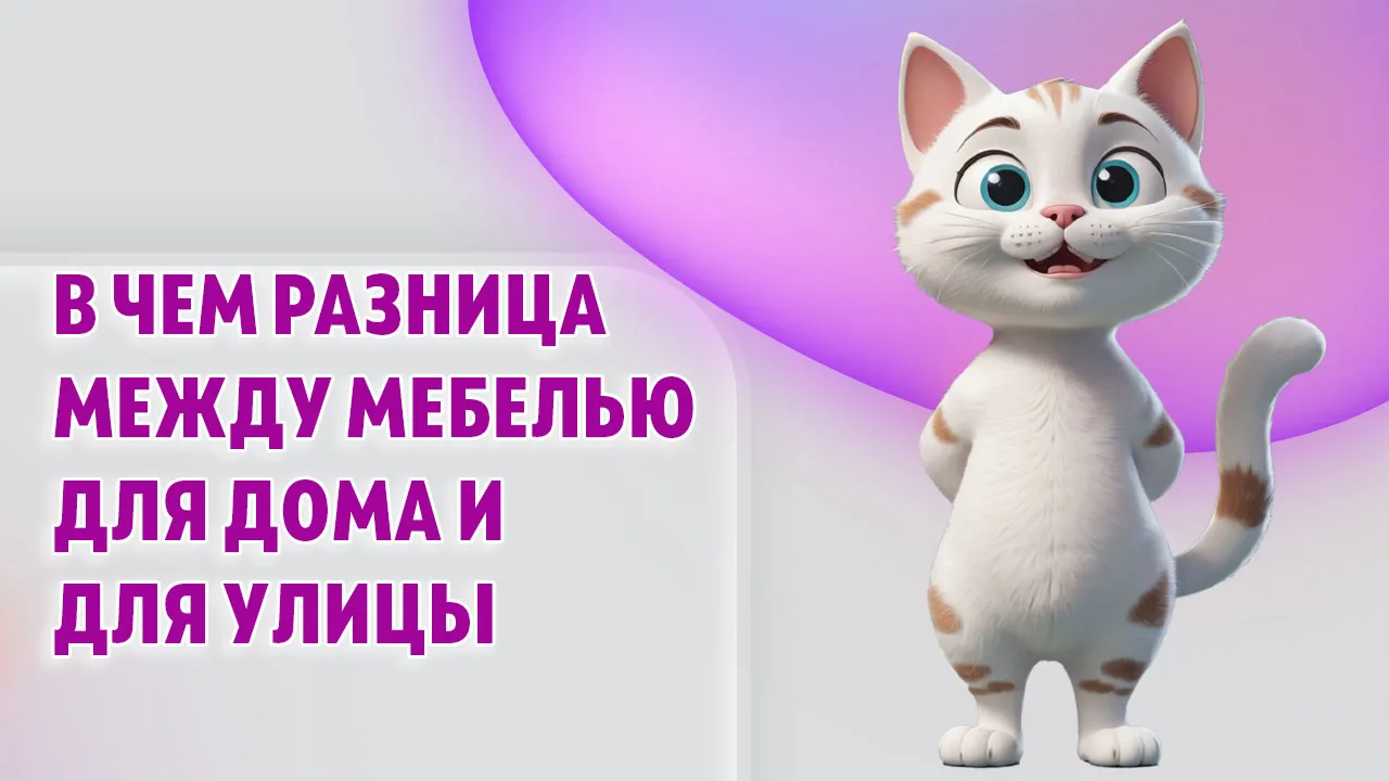 В чем разница между мебелью для дома и для улицы в Калининграде В чем разница между мебелью для дома и для улицы в Калининграде